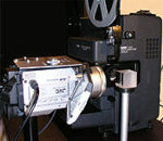 Smalfilm overzetten op DVD met prisma en consumenten camera